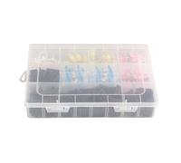 800Pcs Wire Butt Terminal Solder Seal Heat Shrinkable Transparent Tube Connector Kit Polyolefin Material for Electrical Wiring Automotive Marine DIY Projects