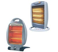800W & 1200W Halogen Heater Instant Heat Winter Warm 2 3 Bar Home Office Compact