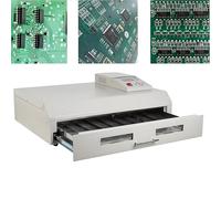 800W/1500W/2500W Automatic Reflow Machine, Infrared Reflow Oven Furnace IC Heater, PCB Reflow Soldering Station, Mini Reflow Soldering Machine T~962
