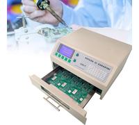 800W/1500W Automatic Reflow Soldering Machine, Professional Industrial Infrared Radiation Heating & Hot Air Circulation Reflow Oven, Welding Area 180X235Mm/300X320Mm,T962A,T962