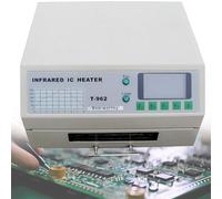 800W/1500W Reflow Oven, Automatic Reflow Soldering Machine 180x235 mm/300x320 mm Professional Infrared Heater Soldering Machine with Hot Air Circulation for PCB SMT Soldering Proofing,T-962