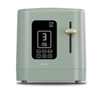 800W 2 Slice Sage Green Toaster with Detachable Crumb Tray, Digital Control Panel with Countdown Timer, 7 Browning Levels, Auto Stop, High Lift, 2 Slice Toaster with Wide Slot for All Types of Slices