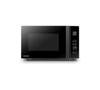 800w 20L Microwave Oven with 12 Cooking Presets, Upgraded Easy-Clean Enamel Cavity, Weight/Time Defrost, and Turntable with Position Memory Function