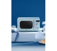 800w 20L Retro Style Microwave Oven with 8 Auto Menus, 5 Cooking Power Levels, and Express Cook Button Living and Home Mint One Size