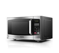 Toshiba 800w 23L Microwave Oven with Digital Display, Auto Defrost, One-Touch Express Cook, 6 Pre-Programmed Auto Cook Settings, and Easy Clean - Stainless Steel - ML-EM23P(SS)