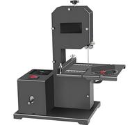 800W Benchtop Bandsaw, Electric Woodworking Band Saw, 1750r/min, 45° Tiltable Work Table, 70mm Cutting Depth, 90mm Throat for Curves & Straight Cuts