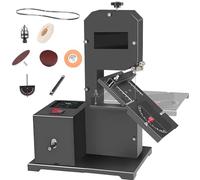 800W Benchtop Bandsaw for Wood and Foam - Scroll Cutting Machine with 70mm Cutting Capacity and Tilting Metal Table for Model Making and Small Parts
