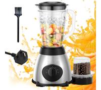 800W Blender Smoothie Maker Ice Crusher Mixer Milk Shake Fruit Juicer Hinsinc Silver One Size