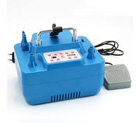800W Electric Balloon Pump, Professional Timing Quantitative Double Hole Inflator with Memory Function Foot Switch, for Parties Wedding Birthday Events