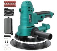 800W Electric Drywall Sander, Variable Speed1200-2300RPM Wall Sander with Vacuum, LED Lights, Dust Bag and Hose,12 Pcs Sanding Discs