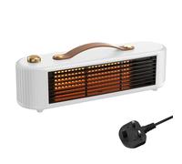 800W Electric Heater,Low Energy Fast Heating Ceramic Electric Heater Protable Fan Heater for Home,Office,Overheating & Tip-Over Protection (White)