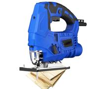 800W Electric Jig Saws, Max Cutting Depth 100mm for Wood, 800-3000 SPM Compact Jigsaw with Laser and Scale Ruler, 6 Variable Speeds, 0-3 Orbital Sets, -45° to +45° Bevel Cutting