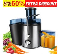 Geepas 100W Citrus Juicer Electric Orange Juicer | Professional Brushed Stainless Steel Fruit Juicer | Squeezes Oranges Lemons Lime Juices | Freshly Pressed Fruit Juices in Seconds - 2 Year Warranty