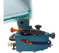 800w Glass Edging Machine 8000r/Min Electric Portable Glass Edger Straight Round Bevel Edge Trimmer Grinder DIY Glass Corner Grinding Edging Machine Glass Polish Grinding Machine for Glass Stone Blue