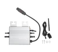 800W Grid Tie Microinverter with WiFi PV Battery Mode Water Proof Anti Reverse Flow Grid Tie Inverter for Home or Commercial Power Generation Aluminum Alloy 164x188.5x43mm