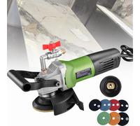 800W Hand-Held Water Injection Stone Polishing Machine, Electric Wet Polisher Grinder, 6 Gears, Professional Marble Granite Tool, for Polishing Marble, Granite Type3