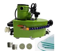 800W Handheld Glass Polisher, Glass Edge Grinding Machine, 8000 RPM, 直的，圆的, Glass Edge Smoothing Machine, for Glass,Acrylic,Marble,Ceramic Green-10pc