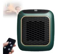 800W Heat Me Pro Heater, Small Wall Heatflash Heater with Remote Control, Rapid Heating In 3 Seconds, 12 Hour Timing, Ptc Ceramic Heating Element green