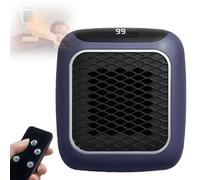 800W Heat Me Pro Heater, Small Wall Heatflash Heater with Remote Control, Rapid Heating In 3 Seconds, 12 Hour Timing, Ptc Ceramic Heating Element blue