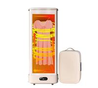 800W Heated Electric Clothes Dryer - Energy-Efficient Indoor Airer, 8KG Load Capacity - 240 Minutes Timer - Portable Folding Drying Rack For Apartment Home
