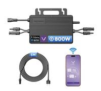 800W Micro Inverter with Integrated Wi-Fi, 0% VAT, Plug & Play Inverter - Ideal for Balcony Power Plants, PV VDE-Certified, IP67 Waterproof, MPPT Technology, App-Controlled