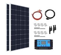 800w Monocrystalline Solar Panel Kit, High Efficiency PV Modules for Outdoor Residential, Camping, Yachts, Caravans, Motorhomes and Off-Grid Applications