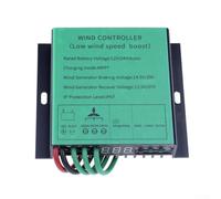 800W MPPT Wind Turbine Controller with IP67 Waterproof For protection and Overcharge Safeguards, Compatible with 12V and 24V Wind Power Battery Systems (Green 800w12v)