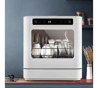 800W Portable Dishwasher, Countertop Dishwasher, With Quick/energy-saving/strong&fruit Wash, LED Display, 360° All-round Rotating Cleaning, Dual Mode Water Inlet, for Apartments&home