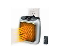 800W Smart Ceramic Fan Heater, Electric Heater with Wall Plug, Mini Electric Fan Heater