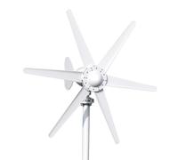 800W Wind Turbine Generator, 12V/24V Wind Power System with 6 Blade Rotor, Low Start Speed Wind Turbines, Automatic Wind Direction Adjustment for Home Farm RV Boat