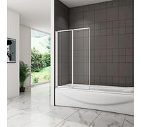 800x1400mm Pivot Shower Bath Screen 2 Fold Folding Bath Shower Screen