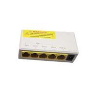 802.3af / at Compliant PoE Distributing Power to Four Devices Including Cameras Over 100M Wall-Mountable PoE Hub with LED Indicators for Easy Plug-and-Play Installation