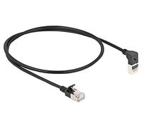 80286 Patch cord S/FTP Cat 6a 0.5m LSZH black 30AWG ØLeitg: 4.5mm DELOCK