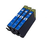 802XL Ink Cartridge With Upgrade Chip Compatible With T802XL T802 Pro Printers WF-4740 WF-4730 WF-4720 WF-4734 Series(CYAN)