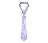 803 Men'S Necktie Abstract Flower Pastel Tie Dye Design Necktie Soft Wedding Ties Party Skinny Tie Ties For Men, For School, Graduation Uniforms, Wedding