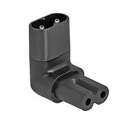 80470 IEC C7 female, IEC C8 male angled 2.5A 250V DELOCK