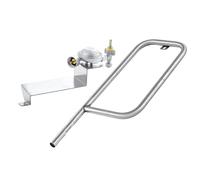 80476 Regulator 69957 Burner Tube Replacement Parts for Weber Q200 Q220 Grill Regulator Replacement Baby Q Series Q 200 Q 220 Gas Valve Propane Regulator 396000 396002 Grill Burner Tubes Assembly
