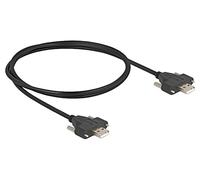 80479 cable USB 2.0 USB A male, both sides 1 m black 480 Mbps DELOCK