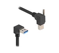 80481 cable 1 m black 26AWG, 27AWG 5 Gbps Ø lead: 5.8 mm screwable DELOCK