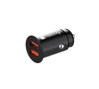 8059018365382 Samochodowa Szybka Mini Ładowarka 2x USB 36W 3A 5-12V Techly