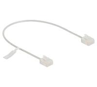80756 Patch cord U/UTP Cat: 6 RJ45 plug, 0.3 meters PVC on both ends DELOCK