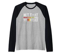 808 Hit That Hi Hat T-Shirt - Roland 808 Drum Machine Raglan Baseball Tee