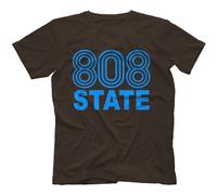 808 State T-Shirt Dark Chocolate X-Large