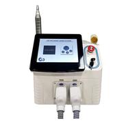 808nm Hair Removal Device 2 in 1 Nd YAG Tattoo Removal Machine, 532 755 1064 1320 nm Scar Spot Removal Skin Rejuvenation Beauty Machine