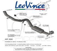 8095 Exhaust Manifold Kit Leovince Honda X-ADV 2017