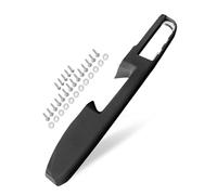 80994 Front Left Driver Side Armrest, Door Panel Compatible with Chevy Silverado Avalanche Tahoe Suburban GMC Sierra Yukon 2010-2014, 27 In Door Release Handle Above Arm Rest, GM# 84127280, Black