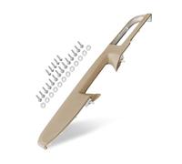 80995 Front Right Passenger Side Armrest, Door Panel Compatible with Chevy Silverado Avalanche Tahoe Suburban GMC Sierra Yukon 2010-2014, 27 In Door Release Handle Above Arm Rest, GM# 84127280, Tan