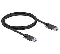 80997 cable USB A male, both sides 1 m black 26AWG, 27AWG DELOCK