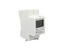 80A Din rail Single Phase Two Wire LCD Digital Display Power Consumption