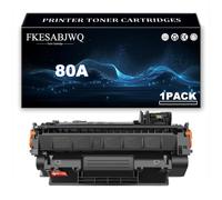 80A Toner Cartridge for HP M401a M401d M401n M401dn M401dw Printer | 80A / CF280A Black Toner Cartridges, Compatible M425dn M425dw,Black-1 Pack